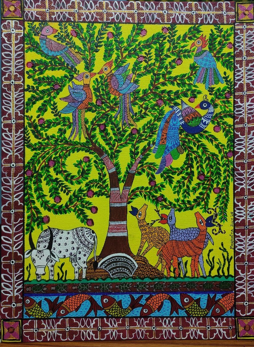 Artwork made together by members of the SoulAura Art Club